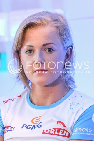  04.07.2015 KRAKOW <br />PREZENTACJA NOWYCH SIATKAREK CHEMIKA POLICE<br />N/Z JOANNA WOLOSZ<br /> 