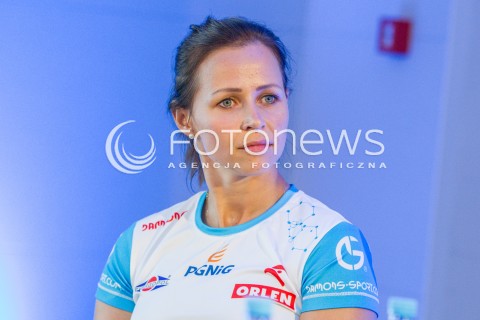  04.07.2015 KRAKOW <br />PREZENTACJA NOWYCH SIATKAREK CHEMIKA POLICE<br />N/Z PAULINA MAJ ERWARDT<br /> 