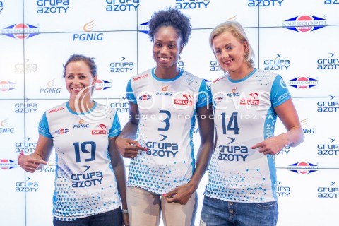 Prezentacja siatkarek Chemika Police w Krakowie