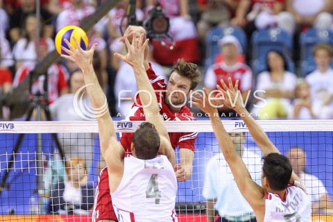  04.07.2015 KRAKOW <br />SIATKOWKA MEZCZYZN LIGA SWIATOWA 2015 <br />FIVB VOLLEYBALL WORLD LEAGUE 2015 <br />MECZ POLSKA - USA ( POLAND - UNITED STATES ) <br />N/Z ANDRZEJ WRONA <br /> 