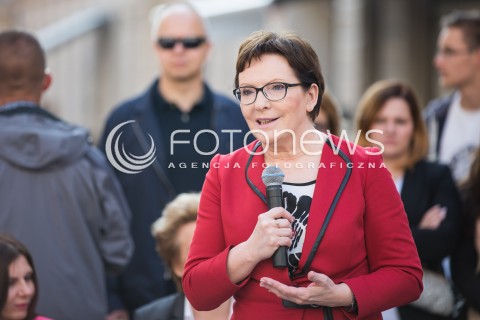  13.07.2015 LODZ<br />SPOTKANIE PREMIER EWY KOPACZ Z WYBORCAMI W LODZI<br />N/Z PREMIER EWA KOPACZ<br /> 