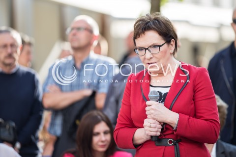  13.07.2015 LODZ<br />SPOTKANIE PREMIER EWY KOPACZ Z WYBORCAMI W LODZI<br />N/Z PREMIER EWA KOPACZ<br /> 