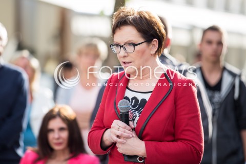  13.07.2015 LODZ<br />SPOTKANIE PREMIER EWY KOPACZ Z WYBORCAMI W LODZI<br />N/Z PREMIER EWA KOPACZ<br /> 