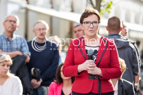  13.07.2015 LODZ<br />SPOTKANIE PREMIER EWY KOPACZ Z WYBORCAMI W LODZI<br />N/Z PREMIER EWA KOPACZ<br /> 