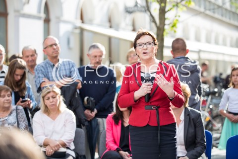  13.07.2015 LODZ<br />SPOTKANIE PREMIER EWY KOPACZ Z WYBORCAMI W LODZI<br />N/Z PREMIER EWA KOPACZ<br /> 
