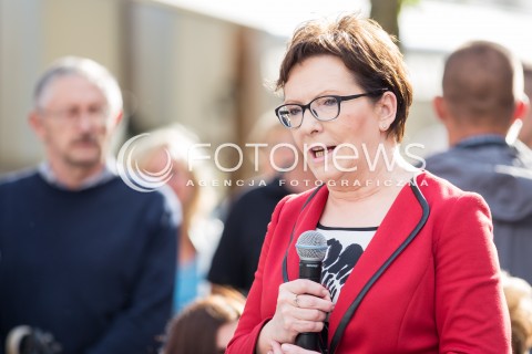  13.07.2015 LODZ<br />SPOTKANIE PREMIER EWY KOPACZ Z WYBORCAMI W LODZI<br />N/Z PREMIER EWA KOPACZ<br /> 