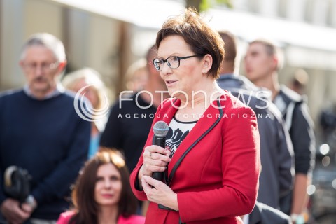  13.07.2015 LODZ<br />SPOTKANIE PREMIER EWY KOPACZ Z WYBORCAMI W LODZI<br />N/Z PREMIER EWA KOPACZ<br /> 
