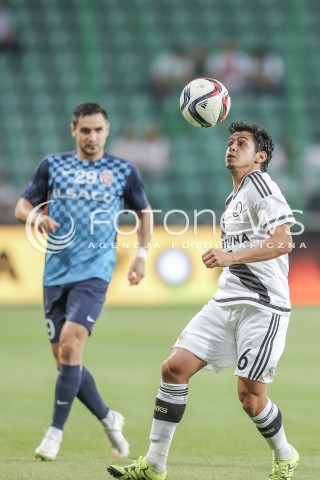 16.07.2015 WARSZAWA PILKA NOZNA<br />LIGA EUROPY II RUNDA ELIMINACJI<br />MECZ LEGIA WARSZAWA - FC BOTOSANI<br />N/Z GUILHERME<br /> 