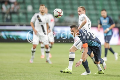  16.07.2015 WARSZAWA PILKA NOZNA<br />LIGA EUROPY II RUNDA ELIMINACJI<br />MECZ LEGIA WARSZAWA - FC BOTOSANI<br />N/Z ONDREJ DUDA ASCINTE FLORIN<br /> 