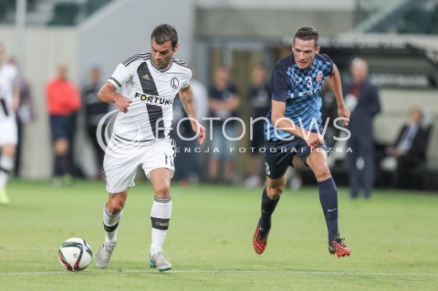  16.07.2015 WARSZAWA PILKA NOZNA<br />LIGA EUROPY II RUNDA ELIMINACJI<br />MECZ LEGIA WARSZAWA - FC BOTOSANI<br />N/Z NEMANJA NIKOLIC<br /> 