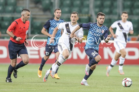  16.07.2015 WARSZAWA PILKA NOZNA<br />FOOTBALL LIGA EUROPY II RUNDA ELIMINACJI<br />MECZ LEGIA WARSZAWA - FC BOTOSANI<br />N/Z COSTIN RAUL RAZVAN<br /> 