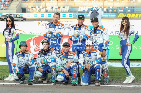  22.07.2015 RZESZOW <br />ZUZEL PGE SPEEDWAY EKSTRALIGA SEASON 2015 <br />MECZ PGE STAL RZESZOW - SPAR FALUBAZ ZIELONA GORA <br />N/Z ZUZLOWCY PGE STAL RZESZOW ZDJECIE GRUPOWE GRUPOWKA<br /> 