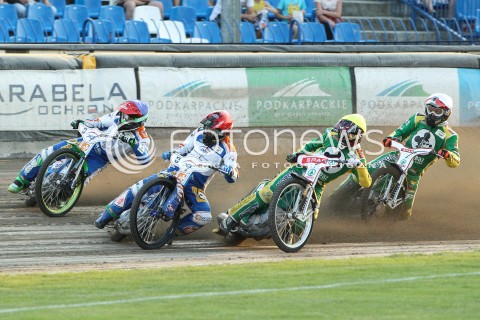  22.07.2015 RZESZOW <br />ZUZEL PGE SPEEDWAY EKSTRALIGA SEASON 2015 <br />MECZ PGE STAL RZESZOW - SPAR FALUBAZ ZIELONA GORA <br />N/Z BIEG NR 1: GRZEGORZ WALASEK (ZOLTY), GREG HANCOCK (CZERWONY), ANDREAS JONSSON (BIALY), PETER LJUNG (NIEBIESKI) <br /> 