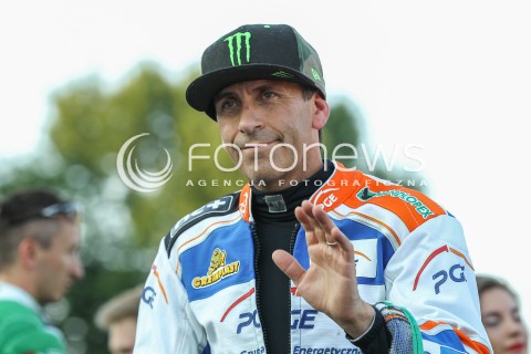  22.07.2015 RZESZOW <br />ZUZEL PGE SPEEDWAY EKSTRALIGA SEASON 2015 <br />MECZ PGE STAL RZESZOW - SPAR FALUBAZ ZIELONA GORA <br />N/Z GREG HANCOCK SYLWETKA<br /> 