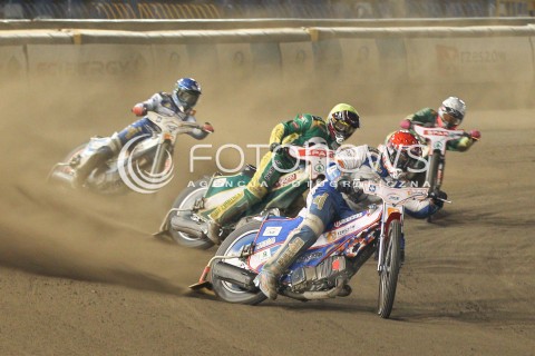  22.07.2015 RZESZOW <br />ZUZEL PGE SPEEDWAY EKSTRALIGA SEASON 2015 <br />MECZ PGE STAL RZESZOW - SPAR FALUBAZ ZIELONA GORA <br />N/Z BIEG NR 12: KRYSTIAN PIESZCZEK (BIALY), ARTUR CZAJA (NIEBIESKI), GRZEGORZ WALASEK (ZOLTY), DAWID LAMPART (CZERWONY) <br /> 
