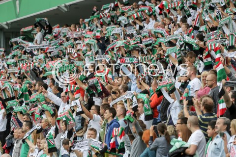  26.07.2015 WARSZAWA PILKA NOZNA EKSTRAKLASA<br />FOOTBALL LIGA EUROPY II RUNDA ELIMINACJI STADION LEGII <br />MECZ LEGIA WARSZAWA - PODBESKIDZIE BIELSKO BIALA<br />NA STADIONIE MARSZALKA JOZEFA PILSUDSKIEGO<br />N/Z KIBICE LEGII WARSZAWA<br /> 