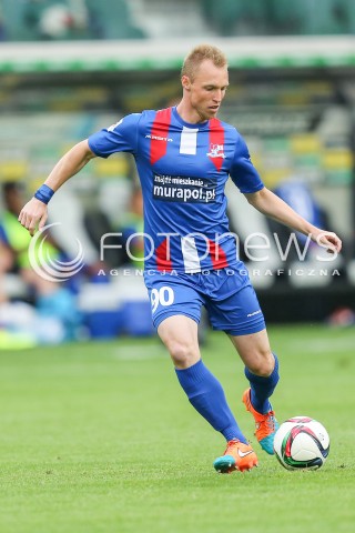  26.07.2015 WARSZAWA PILKA NOZNA EKSTRAKLASA<br />FOOTBALL LIGA EUROPY II RUNDA ELIMINACJI STADION LEGII <br />MECZ LEGIA WARSZAWA - PODBESKIDZIE BIELSKO BIALA<br />NA STADIONIE MARSZALKA JOZEFA PILSUDSKIEGO<br />N/Z KRYSTIAN KOLCAK<br /> 