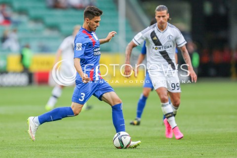  26.07.2015 WARSZAWA PILKA NOZNA EKSTRAKLASA<br />FOOTBALL LIGA EUROPY II RUNDA ELIMINACJI STADION LEGII <br />MECZ LEGIA WARSZAWA - PODBESKIDZIE BIELSKO BIALA<br />NA STADIONIE MARSZALKA JOZEFA PILSUDSKIEGO<br />N/Z KRYSTIAN NOWAK ALEKSANDAR PRIJOVIC<br /> 