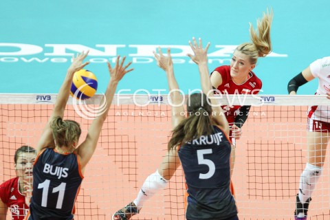 02.08.2015 LUBLIN <br />SIATKOWKA KOBIET  WORLD GRAND PRIX II DYWIZJI 2015 FIVB VOLLEYBALL <br />MECZ POLSKA - HOLANDIA ( POLAND - NETHERLANDS ) <br />N/Z ANNA GREJMAN <br /> 