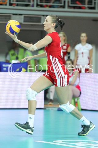  02.08.2015 LUBLIN <br />SIATKOWKA KOBIET  WORLD GRAND PRIX II DYWIZJI 2015 FIVB VOLLEYBALL <br />MECZ POLSKA - HOLANDIA ( POLAND - NETHERLANDS ) <br />N/Z NATALIA PIEKARCZYK SYLWETKA <br /> 