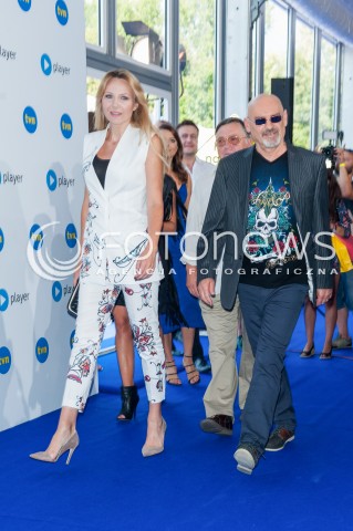  05.08.2015 WARSAWA<br />PREZENTACJA JESIENNEJ OFERTY PROGRAMOWEJ TVN<br />N/Z ANNA GUZIK WALDEMAR OBLOZA<br /> 