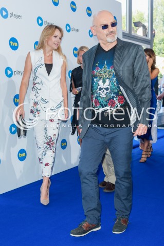  05.08.2015 WARSAWA<br />PREZENTACJA JESIENNEJ OFERTY PROGRAMOWEJ TVN<br />N/Z ANNA GUZIK WALDEMAR OBLOZA<br /> 