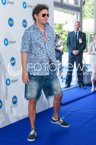  05.08.2015 WARSAWA<br />PREZENTACJA JESIENNEJ OFERTY PROGRAMOWEJ TVN<br />N/Z KUBA WOJEWODZKI<br /> 