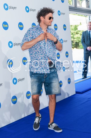  05.08.2015 WARSAWA<br />PREZENTACJA JESIENNEJ OFERTY PROGRAMOWEJ TVN<br />N/Z KUBA WOJEWODZKI<br /> 