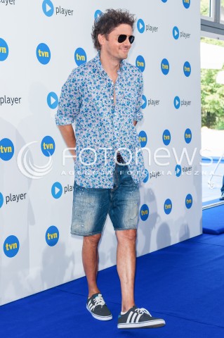  05.08.2015 WARSAWA<br />PREZENTACJA JESIENNEJ OFERTY PROGRAMOWEJ TVN<br />N/Z KUBA WOJEWODZKI<br /> 