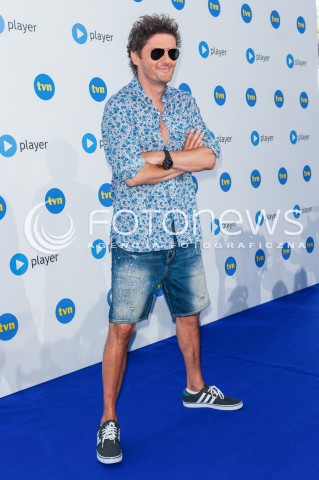  05.08.2015 WARSAWA<br />PREZENTACJA JESIENNEJ OFERTY PROGRAMOWEJ TVN<br />N/Z KUBA WOJEWODZKI<br /> 