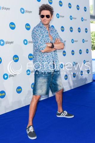  05.08.2015 WARSAWA<br />PREZENTACJA JESIENNEJ OFERTY PROGRAMOWEJ TVN<br />N/Z KUBA WOJEWODZKI<br /> 