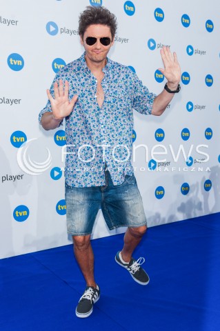  05.08.2015 WARSAWA<br />PREZENTACJA JESIENNEJ OFERTY PROGRAMOWEJ TVN<br />N/Z KUBA WOJEWODZKI<br /> 