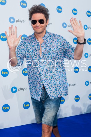  05.08.2015 WARSAWA<br />PREZENTACJA JESIENNEJ OFERTY PROGRAMOWEJ TVN<br />N/Z KUBA WOJEWODZKI<br /> 