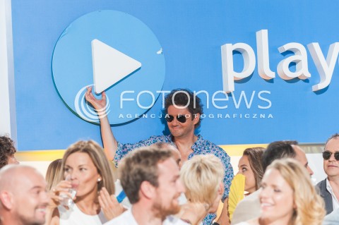  05.08.2015 WARSAWA<br />
PREZENTACJA JESIENNEJ OFERTY PROGRAMOWEJ TVN<br />
N/Z KUBA WOJEWODZKI SPADAJACE LOGO TVN PLAYER<br />
 