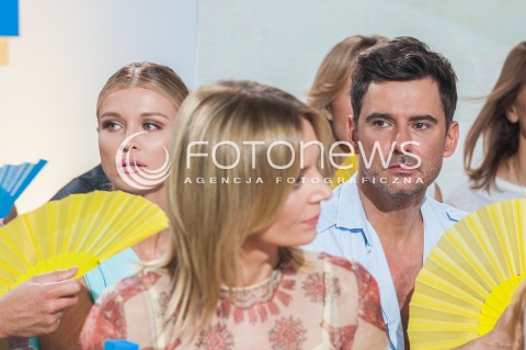  05.08.2015 WARSAWA<br />PREZENTACJA JESIENNEJ OFERTY PROGRAMOWEJ TVN<br />N/Z MARCIN TYSZKA JOANNA KRUPA <br /> 