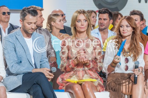  05.08.2015 WARSAWA<br />
PREZENTACJA JESIENNEJ OFERTY PROGRAMOWEJ TVN<br />
N/Z AGNIESZKA SZULIM FILIP BOBEK ANNA RUSOWICZ<br />
 