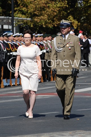  15.08.2015 WARSZAWA<br />
OBCHODY SWIETA WOJSKA POLSKIEGO<br />
UROCZYSTOSCI PANSTWOWE<br />
N/Z PREMIER EWA KOPACZ<br />
 