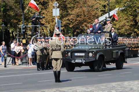  15.08.2015 WARSZAWA<br />
OBCHODY SWIETA WOJSKA POLSKIEGO<br />
UROCZYSTOSCI PANSTWOWE<br />
N/Z PREZYDENT RP ANDRZEJ DUDA<br />
 