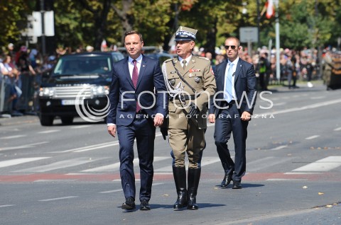  15.08.2015 WARSZAWA<br />
OBCHODY SWIETA WOJSKA POLSKIEGO<br />
UROCZYSTOSCI PANSTWOWE<br />
N/Z PREZYDENT RP ANDRZEJ DUDA<br />
 