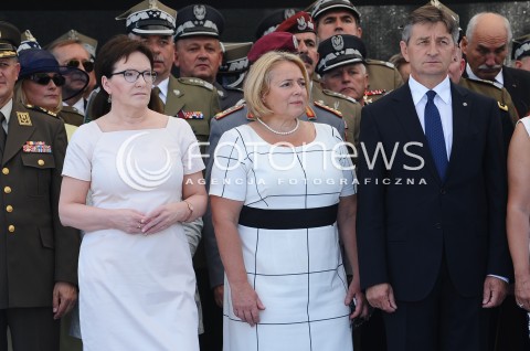  15.08.2015 WARSZAWA<br />
OBCHODY SWIETA WOJSKA POLSKIEGO<br />
UROCZYSTOSCI PANSTWOWE<br />
N/Z PREMIER EWA KOPACZ MARSZALEK WANDA NOWICKA<br />
 