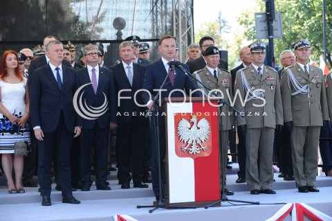  15.08.2015 WARSZAWA<br />
OBCHODY SWIETA WOJSKA POLSKIEGO<br />
UROCZYSTOSCI PANSTWOWE<br />
N/Z PREZYDENT RP ANDRZEJ DUDA<br />
 