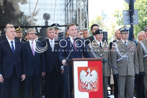  15.08.2015 WARSZAWA<br />
OBCHODY SWIETA WOJSKA POLSKIEGO<br />
UROCZYSTOSCI PANSTWOWE<br />
N/Z PREZYDENT RP ANDRZEJ DUDA<br />
 