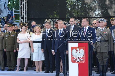  15.08.2015 WARSZAWA<br />
OBCHODY SWIETA WOJSKA POLSKIEGO<br />
UROCZYSTOSCI PANSTWOWE<br />
N/Z PREZYDENT RP ANDRZEJ DUDA<br />
 