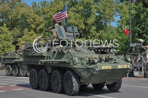  15.08.2015 WARSZAWA<br />OBCHODY SWIETA WOJSKA POLSKIEGO<br />UROCZYSTOSCI PANSTWOWE<br />N/Z POJAZD WOJSKOWY<br /> 