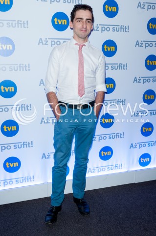  19.08.2015 WARSZWA<br />PREZENTACJA SERIALU TVN AZ PO SUFIT<br />N/Z PIOTR ZURAWSKI<br /> 