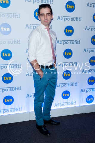  19.08.2015 WARSZWA<br />PREZENTACJA SERIALU TVN AZ PO SUFIT<br />N/Z PIOTR ZURAWSKI<br /> 