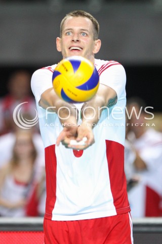  22.08.2015 TORUN ARENA<br />XIII MEMORIAL HUBERTA JERZEGO WAGNERA <br />MECZ POLSKA - JAPONIA ( MATCH POLAND - JAPAN ) <br />N/Z BARTOSZ KUREK SYLWETKA <br /> 