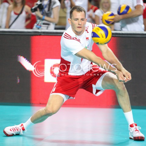  22.08.2015 TORUN ARENA<br />XIII MEMORIAL HUBERTA JERZEGO WAGNERA <br />MECZ POLSKA - JAPONIA ( MATCH POLAND - JAPAN ) <br />N/Z BARTOSZ KUREK SYLWETKA <br /> 