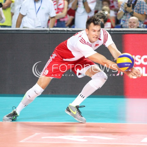  22.08.2015 TORUN ARENA<br />XIII MEMORIAL HUBERTA JERZEGO WAGNERA <br />MECZ POLSKA - JAPONIA ( MATCH POLAND - JAPAN ) <br />N/Z WOJCIECH WLODARCZYK SYLWETKA <br /> 