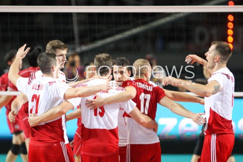  22.08.2015 TORUN ARENA<br />XIII MEMORIAL HUBERTA JERZEGO WAGNERA <br />MECZ POLSKA - JAPONIA ( MATCH POLAND - JAPAN ) <br />N/Z FABIAN DRZYZGA RADOSC EMOCJE BARTOSZ KUREK <br /> 